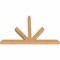 Ekena Millwork Saratoga Timber Gable Bracket, Western Red Cedar, 96"W x 64"H x 5 1/2"D x 5 1/2"F, 16/12 Pitch GBW096X64X0606SAR00SWR - alternate 3